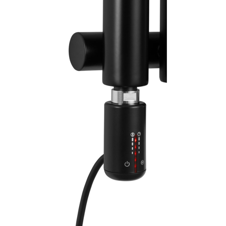 Grzejnik dekoracyjny elektryczny Gilda GD1E 1800x531 czarny, grzałka TANGO z lewej strony