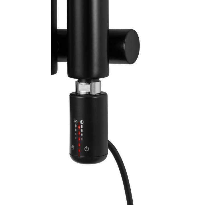 Grzejnik dekoracyjny elektryczny Gilda GD1E 1600x295 czarny, grzałka TANGO z prawej strony