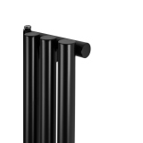 Grzejnik dekoracyjny elektryczny Gilda GD1E 1800x295 czarny, grzałka TANGO z prawej strony