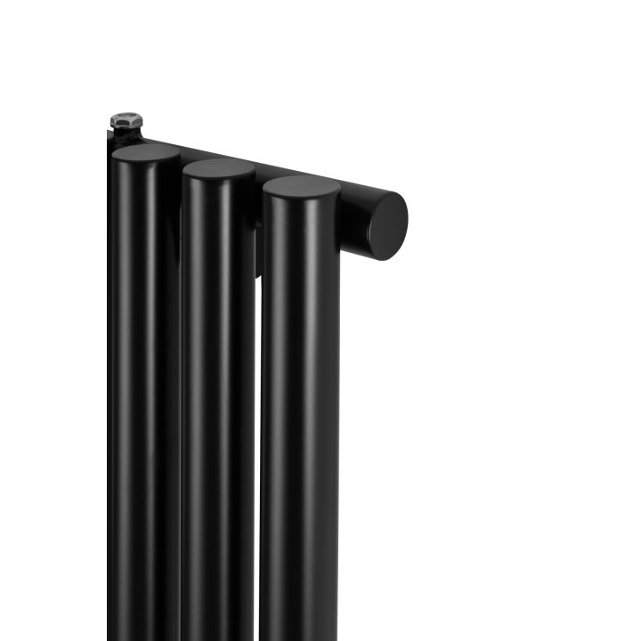 Grzejnik dekoracyjny elektryczny Gilda GD1E 1800x295 czarny, grzałka TANGO z prawej strony