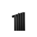 Grzejnik dekoracyjny elektryczny Gilda GD1E 1600x295 czarny, grzałka TANGO z lewej strony