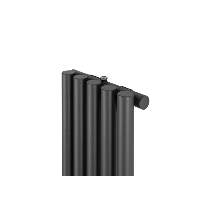 Grzejnik dekoracyjny elektryczny Gilda GD1E 1800x295 grafit, grzałka TANGO z prawej strony