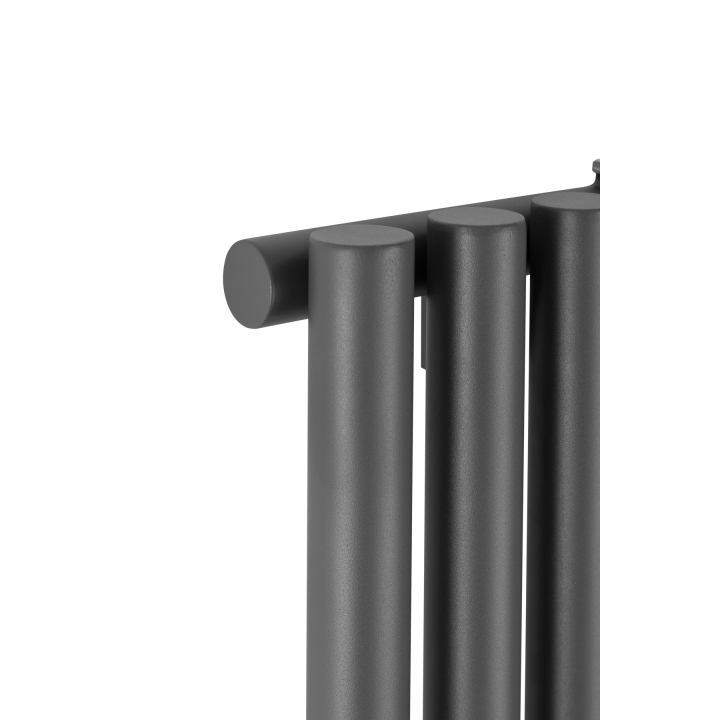 Grzejnik dekoracyjny elektryczny Gilda GD1E 1800x295 grafit, grzałka TANGO z lewej strony