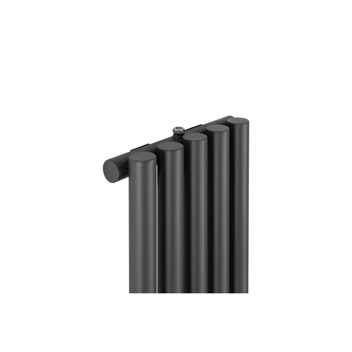 Grzejnik dekoracyjny elektryczny Gilda GD1E 1600x295 grafit, grzałka TANGO z lewej strony