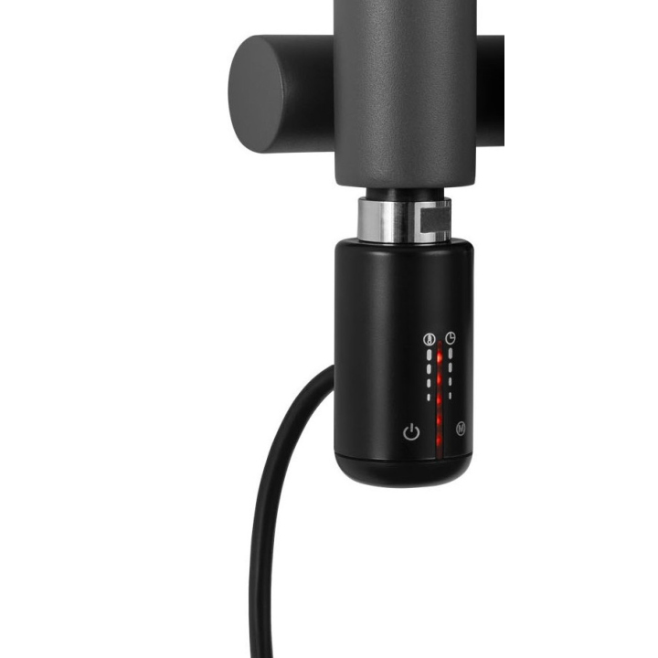 Grzejnik dekoracyjny elektryczny Gilda GD1E 1800x295 grafit, grzałka TANGO z lewej strony