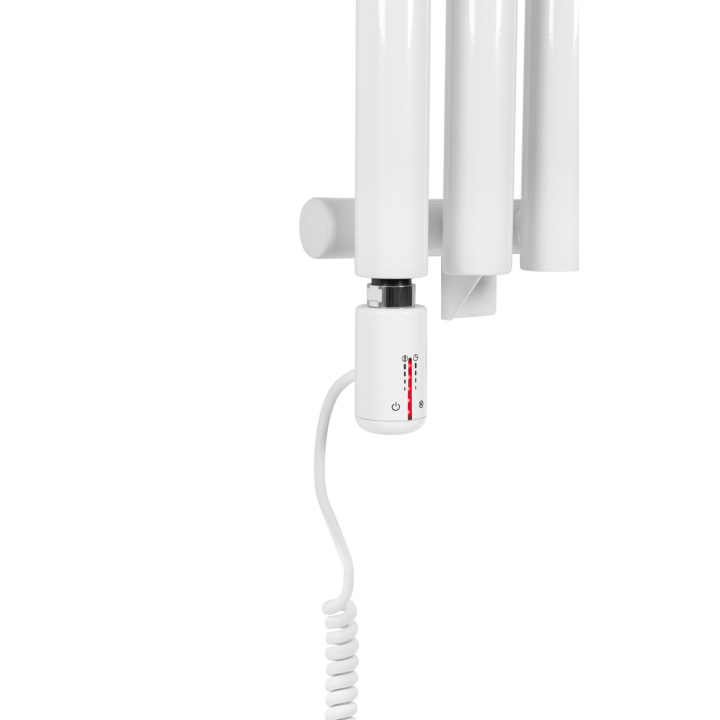 Grzejnik dekoracyjny elektryczny Gilda GD1E 1800x413 biały, grzałka TANGO z lewej strony