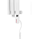 Grzejnik dekoracyjny elektryczny Gilda GD1E 1800x413 biały, grzałka TANGO z prawej strony