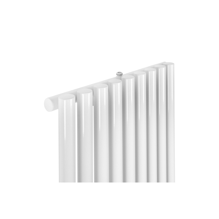 Grzejnik dekoracyjny elektryczny Gilda GD1E 1800x531 biały, grzałka TANGO z lewej strony