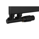 Grzejnik łazienkowy UCR-1442x500-D50L/P czarny