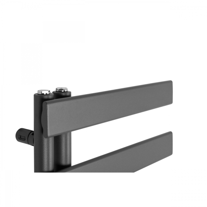 Grzejnik łazienkowy elektryczny UCR 1170x500 grafit, grzałka z lewej strony